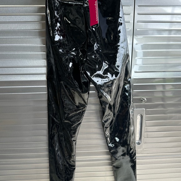 Commando Faux Patent Leather Legwear Legging NWT Black Small - Picture 3 of 7